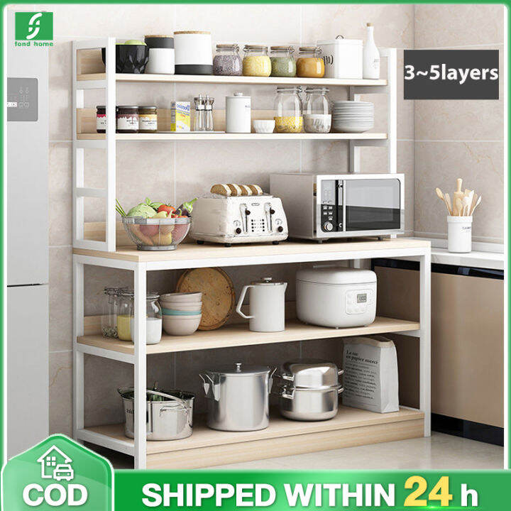 [5 layers]Kitchen Rack Kitchen Organizer Storage Rack Kitchen Rack
