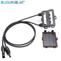 Waterproof IP65 4 Way PV Solar Junction Box for Solar Panel with 4.0mm2 Cable and 3 Diodes 15A