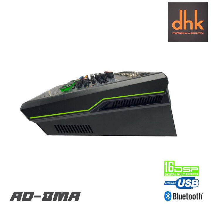 dhk-ad-8ma-เพาเวอร์มิกเซอร์-มีเอฟเฟคในตัว-16-โปรแกรม-สามารถเชื่อมต่อบูทธูล-usb-ได้-รับประกันสินค้า-1-ปีเต็ม