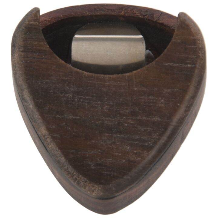 Guitar Pick Box Portable Rose Wood Guitar Pick Storage Musical