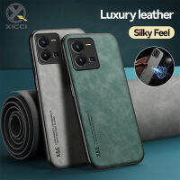 XICCI เคสบาง Lambskin ปกหนังสำหรับ Vivo Y35 4G Y17 Y15 Y12 Y11 V15 V15Pro V25 V25E Y16 4G เคสซิลิโคนกันกระแทก