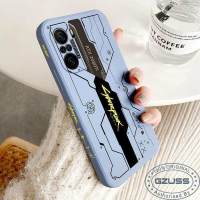 GZUSS เคสมือถือ Xiaomi Redmi Note 10 10S 10C 9T Note 10 Pro Max 4G เคสโทรศัพท์ Cyberpunk ฝาครอบแบบนิ่มที่เป็นซิลิโคนเหลวสีด้านตรง