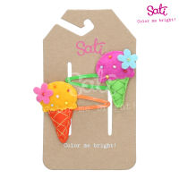 SATI-กิ๊บติดผม-AN. ICE CREAM SNAP CLIP-LM002