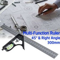 Danilo ไม้บรรทัดสแตนเลสทรงสี่เหลี่ยมมัลติฟังก์ชั่นสําหรับวัดมุมหลากสี