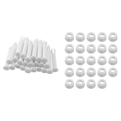 24Pcs ABS Pool Joint Pins, 6cm/2.36in Cap Set Seals for Intex Swimming Pool Replacement Parts 28270-28273