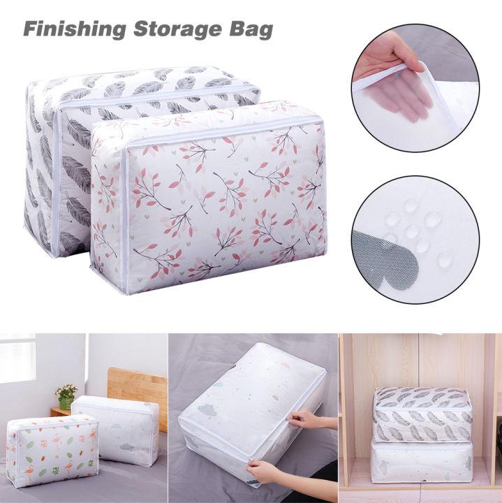 Home Clothes Quilt Pillow Blanket Storage Travel Luggage Organizer Bag