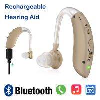 ZZOOI Rechargeable Bluetooth USB Mini Digital BTE Hearing Aid Sound Amplifier for Mild to Severe Hearing Loss Drop Shipping