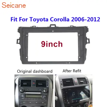 For Honda Civic Double Din Fascia Radio DVD Stereo CD Panel Dash Mounting  Installation Trim Kit Face Frame Bezel Right Wheel