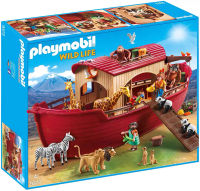 Playmobil แท้ Moby World ของเรือของเล่นบล็อกตัวต่อต่ำสัตว์คลาสสิกแกะสลักใหม่