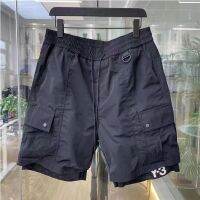 2023 Y-3 Two Piece Spliced Capris Mens Casual Sportswear Shorts Y3 Shorts Work shorts men clothing two pieces set