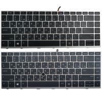 NEW RU/Russian Laptop Keyboard for HP Probook 430 G5 440 G5 445 G5 SG 87710 XAA X8B Backlit with silver frame