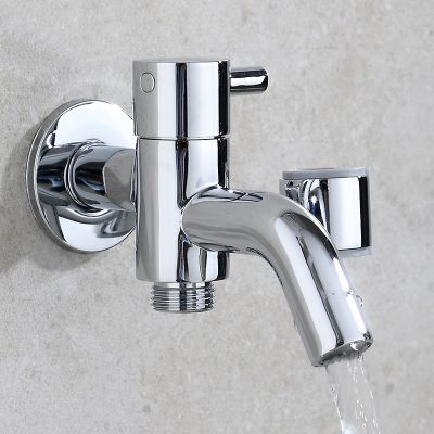 ☊❆✓ Lavatory Brass Bathroom Toilet Water Tap Wall Mounted Shattaf Sprayer Holder Bath Faucet Chrome Plated/Black Wash Mop Black 2022