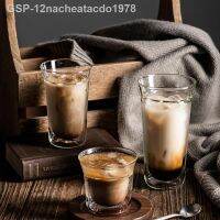 12nacheatacdo1978 180/280มล. ใหม่ผนังถ้วยแก้ว Borosilicate บาร์กาแฟเอสเพรสโซ่บาร์ปาร์ตี้บรั่นดีวิสกี้ที่บ้านถ้วยชา1/2ชิ้น