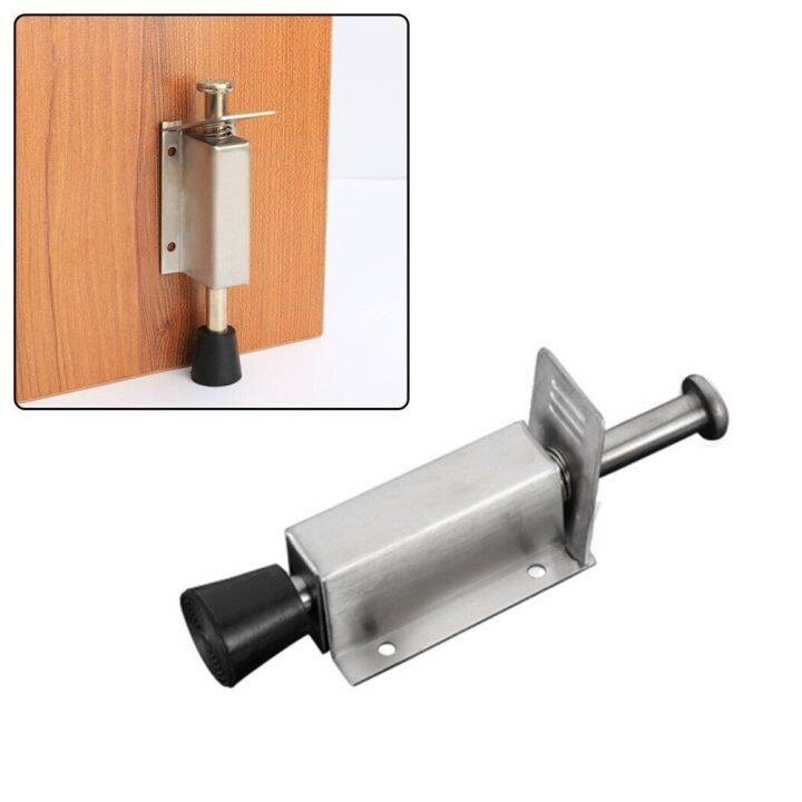 Door Foot Stopper Holder Floor Stop Buffer Gate Stay Catch Latch