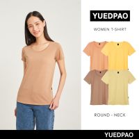 Yuedpao ?ยอดขาย No.1 เสื้อยืดผู้หญิงคอกลม ทรงเข้ารูป ผ้านุ่ม ใส่สบาย เสื้อยืดสีพื้น เสื้อยืดผู้หญิง คอกลม Set butter honey