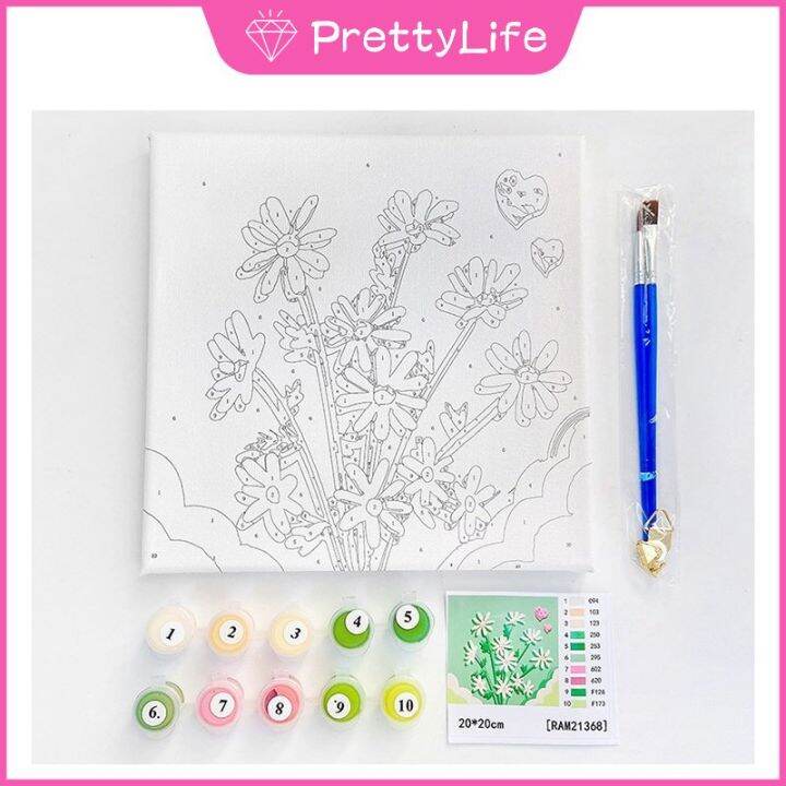 pl-20x20cm-ระบายสีด้วยตัวเลขภาพวาดสีน้ำมันบนผ้าใบขนาดเล็กพร้อมกรอบของขวัญที่ไม่ซ้ำกันสำหรับผู้ใหญ่เด็กตกแต่งคอลเลกชันผนังสำหรับตกแต่งบ้าน