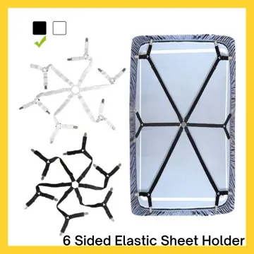 Bed Sheet Holder Adjustable Elastic 12 Clips Fixed Holder Mattress Clip  Fasteners Cover Blankets Grippers Fixing