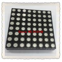 FREE SHIPPING 5PCS/LOT 5mm yang 8x8 red dot matrix 2088BS 16 foot 60X60mm light tube dot matrix