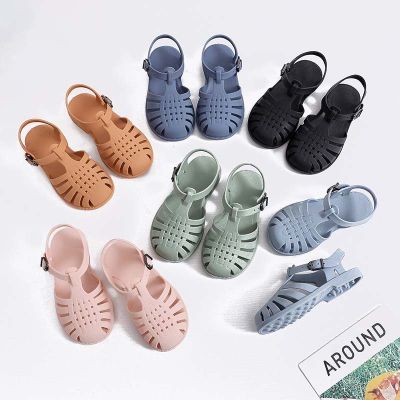 Summer Children Sandals Baby Girls Boy Toddler Soft Breathable Hollow Out Roman Shoes Kids Shoes 2022 Beach Children Slippers
