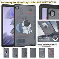 Casing Tablet พิมพ์ลาย TPU สำหรับแท็ปซัมซุง8.0 2019 T290 T295 T297เคสโทรศัพท์แท็ปซัมซุง A7 Lite 8.7 T220ฝาครอบ T225ซิลิโคนลายการ์ตูน