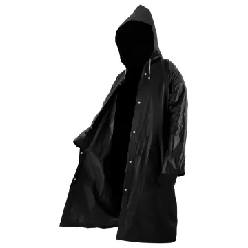 Mens clear clearance raincoat with hood