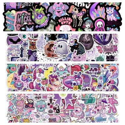 350pcs Cute Gothic Stickers Laptop Phone Case Scrapbook Notebook Guitar Fridge Aesthetic Cartoon Sticker Decal for Kids Gift Toy