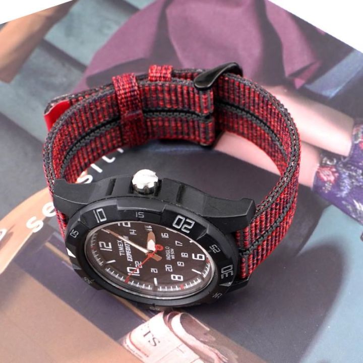 สำหรับ-samsung-galaxy-watch-4-classic-active-2-46mm-42mm-สร้อยข้อมือไนลอนยืดหยุ่นปรับได้-huawei-gt-3-2-smartwatch-band-22มม