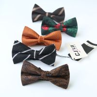 Mens bow tieMens and womens business interview banquet host bow tie  collar flower  suit shop custom bow tie Boys Clothing