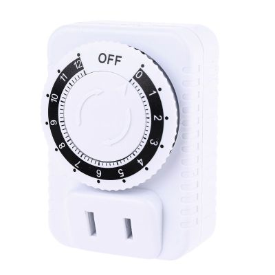 AC 110V 12 Hour Mechanical Plug Switch Timer Socket for Home Appliances Control