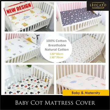 Cot mattress cover top 120 x 60