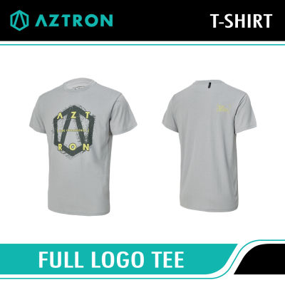 Aztron Full Logo  Size M เสื้อยืด เสื้อยืดคอกลม เนื้อCotton 100% เบาสบาย แห้งง่ายไม่เหม็นอับ