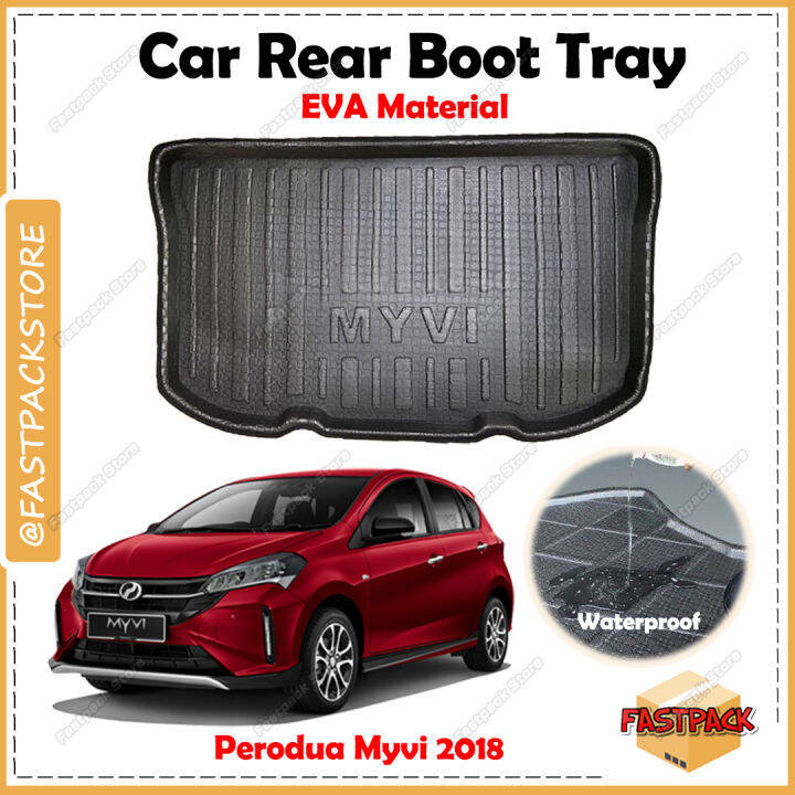 For Perodua Myvi 2018 Myvi New EVA Copolymer EVA Boot Tray Luggage
