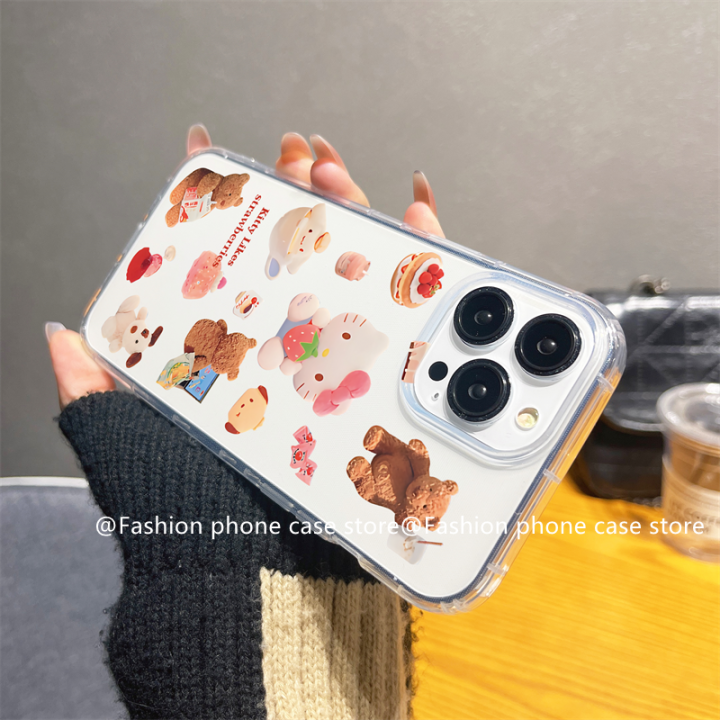 เคสโทรศัพท์-realme11-4g-5g-phone-case-เคส-realme11pro-c51-c53-c55-nfc-น่ารักทันสมัยเคสการ์ตูนเฮลโลคิตตี้ซิลิโคนนิ่ม-realme-11-pro-plus-4g-5g-c30s-2023-c30