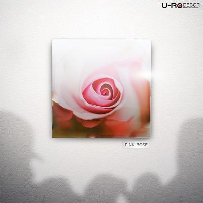 U-RO DECOR รุ่น PINK ROSE ภาพพิมพ์ ขนาด 70 x 70 ซม.