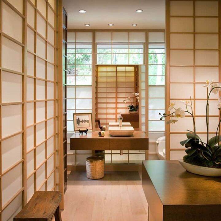 Japanesestyle snow door sliding door lattice doors and windows and