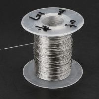 100m 304 Stainless Steel Wire Rope Soft Fishing Lifting Cable 1×7 Clothesline With 30 Aluminum Ferrules