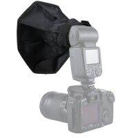 [COD] ดิฟฟิวเซอร์แสงแฟลชแบบพับได้, 20ซม., สไตล์ตะวันตก, กล่องไฟสำหรับ Canon Nikon, ใหม่