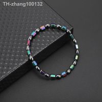 Korean Personality Magnet Foot Chain Colored Beaded Anklet For Women Men Healthy Magnetic Therapy Party Birthday Gift For Family