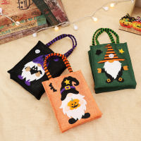 Happy Halloween Candy Bag ของขวัญถุงคุกกี้บิสกิตขนมขบเคี้ยวไม่ทอถุงบรรจุภัณฑ์อุปกรณ์ตกแต่งปาร์ตี้ฮาโลวีน