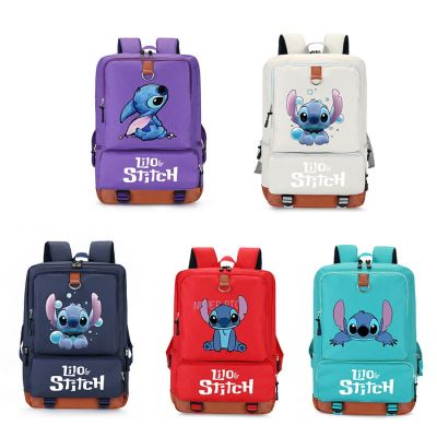 Disney Anime Lilo &amp; Stitch Backpack Cosplay Bag Cartoon Student Backpack Teenager 3D Printing Male And Female Student Backpack