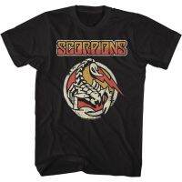 Hot sale Scorpions band graphic Mens 100% Cotton Round Neck Short Sleeve T-Shirt  Adult clothes