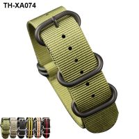 and sweatproof nylon strap NATO 22 24MM mens outdoor breathable military watch bracelet