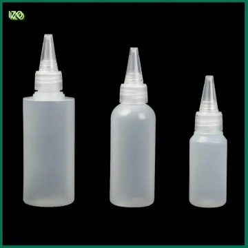 10pcs 30ml Plastic Squeezable Tip Applicator Bottle Refillable