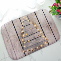 [3 Pcs LOT]40x60cm Christmas Flannel Velvet Memory Foam Rug Absorbent Bathroom Mat Soft Non-slip Floor Carpet