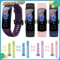 XHVAQE สีสัน สายรัดข้อมือ กีฬา สายนาฬิกา ซิลิโคน สายสำรอง For Honor Band 5 4