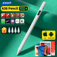 A36 Universal Tablet Pen Phone Stylus For Android iOS Tablet Touch Pen For iPad Pens Apple Pencil 2 1 With Digital Power Display