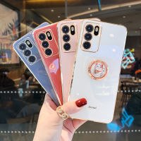 【จัดส่งฟรี】Tiktok ins แมว ที่วางโทรศัพท์ &amp;วงแหวน Samsung A 04s 13 23 33 53 73 03 S 22 32 52 72 12 42 02 S 11 71 51 31 21S 10 20 30 30S 20S 50 70 S 21 20 FE 10 M 02 12 32 note10 lite 5G couple plating soft printing phone case