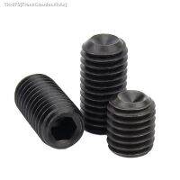 ☂ 100/ /50 /20 /10pcs M1.6 M2 M2.5 M3 M4 M5 M6 DIN916 Grade 12.9 Black Plated Carbon SteelHex Socket Set Screws Grub Screw