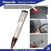 Manooby ปากกาทดสอบตัวตรวจจับรังสัแม่เหล็กไฟฟ้ามีความไวสูงแบบไม่สัมผัสเครื่องวัดแบบพกพา