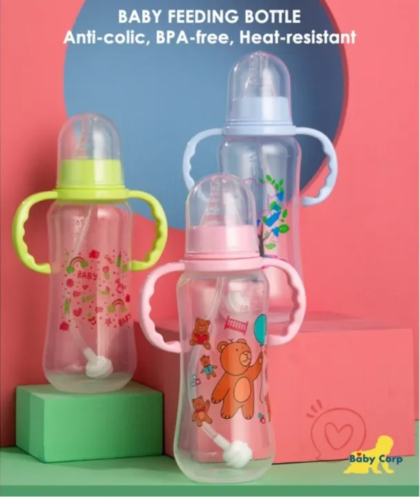 The new BPA-free Spill-Proof Water and Milk Feeding 280ml Bottle Cup ...